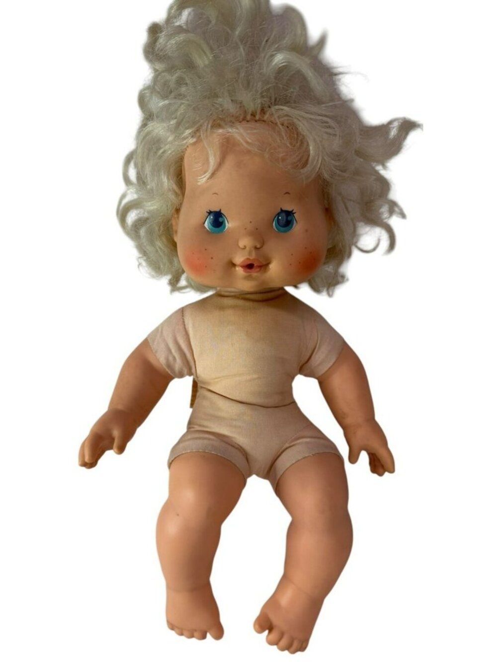 Vintage 1980s Kenner Strawberry Shortcake Blow Kiss Baby Doll Angel Cake Blonde
